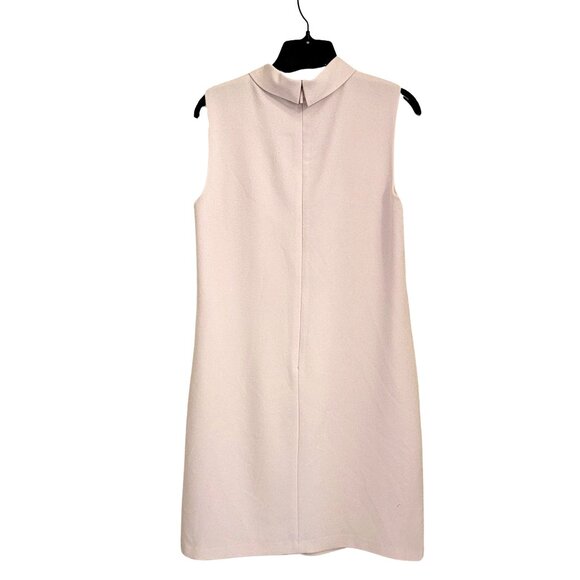 Karl Lagerfeld Soft Pink Sleeveless Keyhole Sheath - Picture 5 of 7
